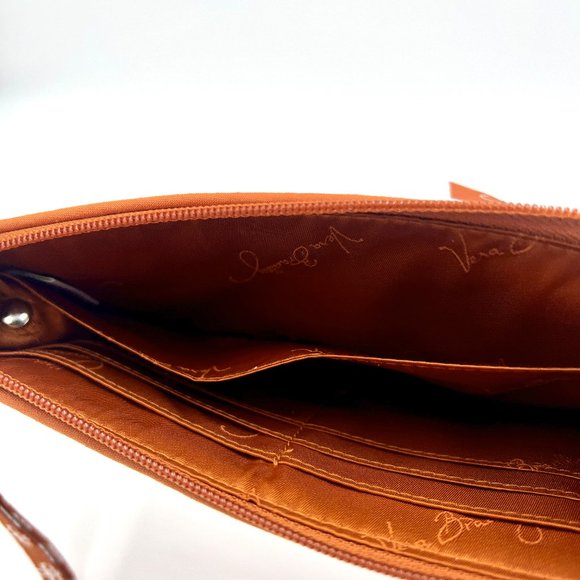 Vera Bradley University of Texas Front Zip Wristlet - Picture 7 of 16